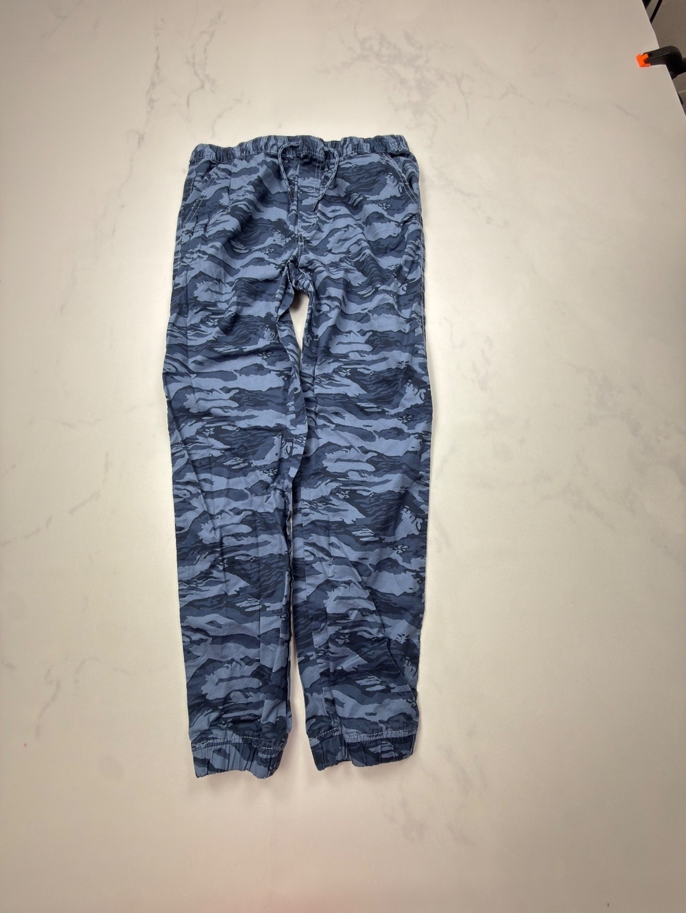 Gap Kids Blue Camouflage Joggers 2000s Streetwear Baggy - Boys XXXL Husky